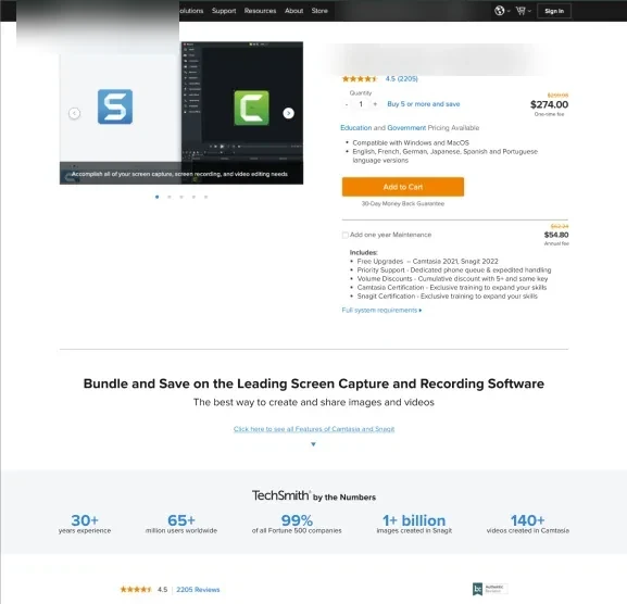 Product page redesign — control