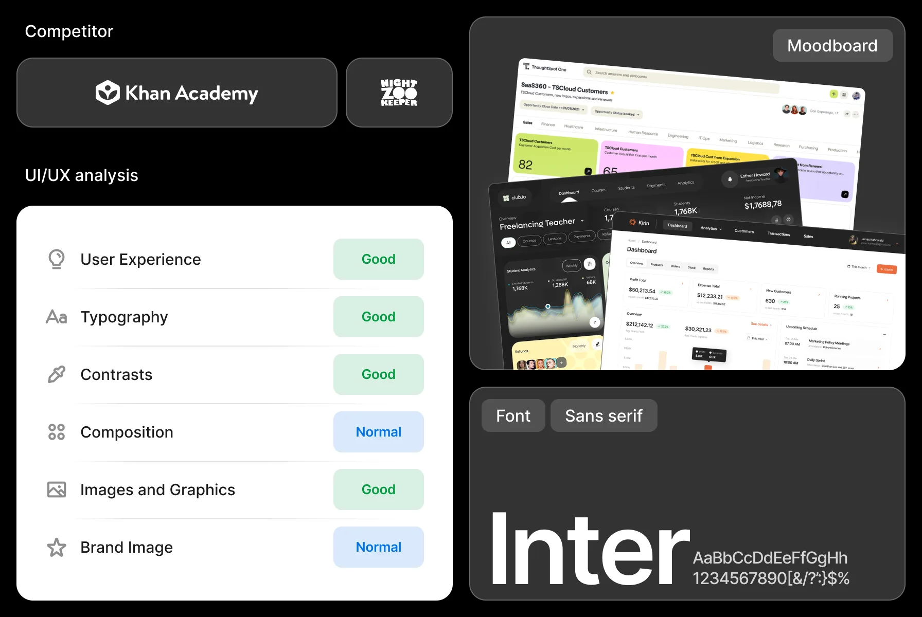 ASI — competitor teardown, moodboard and type exploration