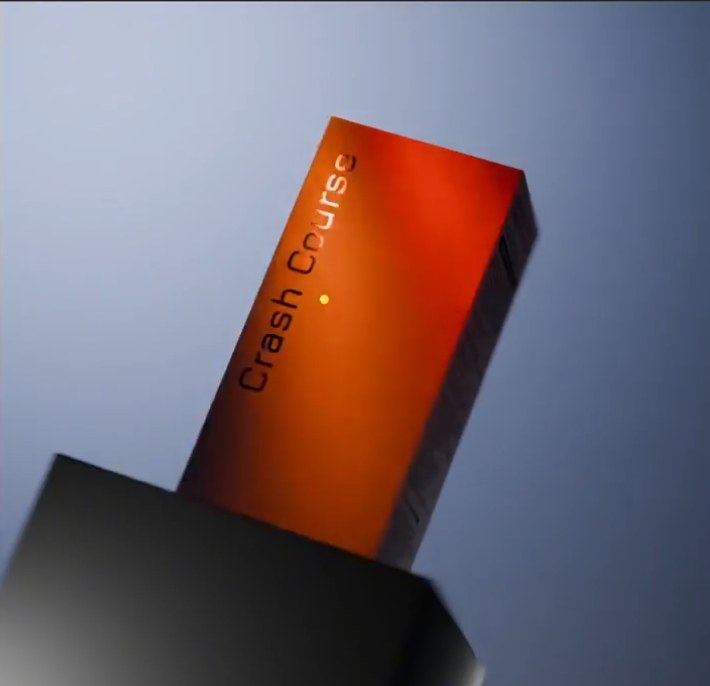 3D product render — Crash Course box